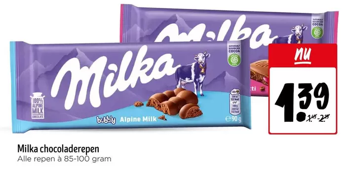 Milka - Chocoladerepen