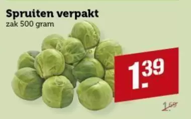 Spruiten verpakt