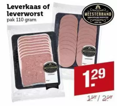 Leverkaas of leverworst