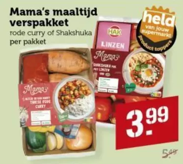 Mama's maaltijd verspakket