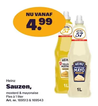 Heinz - Sauzen, mosterd & mayonaise