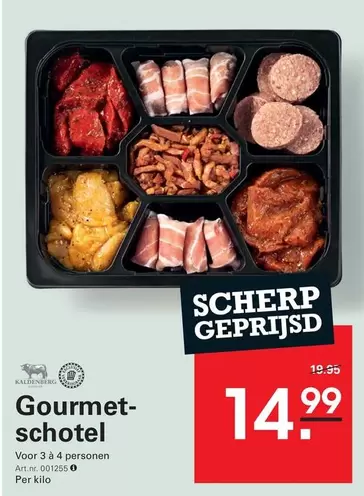 Gourmet - -schotel