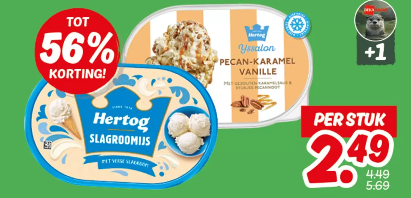 SLAGROOMIIS, PECAN-KARAMEL VANILLE