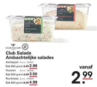 Club -  Salade Ambachtelijke salades