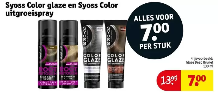 Up - Color glaze en Color uitgroeispray