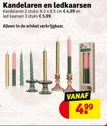 De - Kandelaren en ledkaarsen