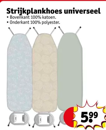 Strijkplankhoes universeel