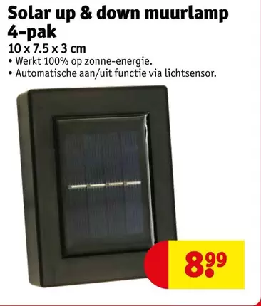 Solar -  up & down muurlamp
