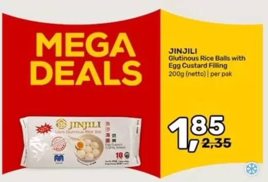 mega - Glutinous Rice Balls with Egg Custard Filling