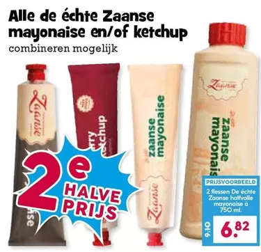 De - échte Zaanse mayonaise en/of ketchup