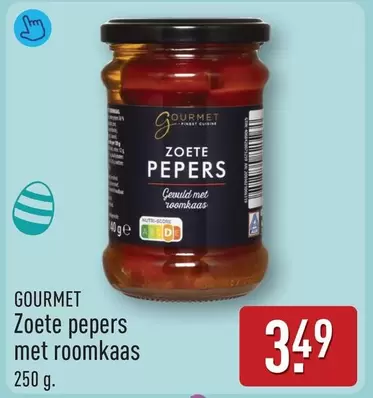 Gourmet - Zoete pepers met roomkaas