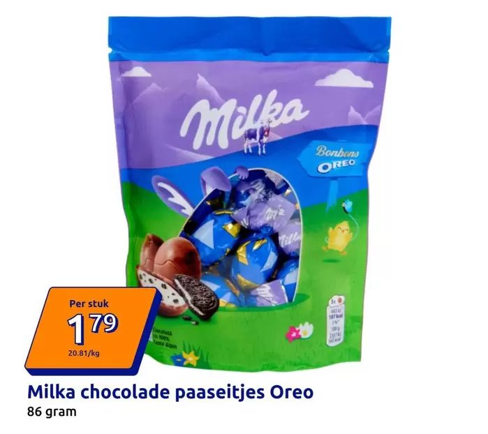 Milka - chocolade paaseitjes Oreo