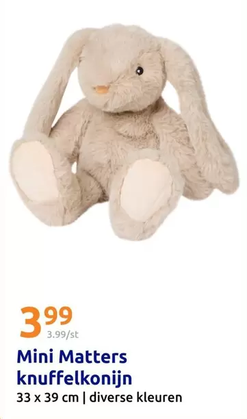 Mini Matters Knuffelkonijn