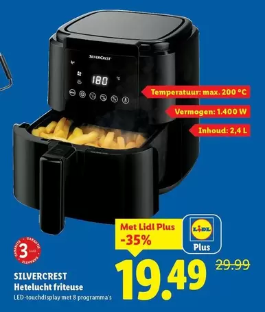 max - Hetelucht friteuse
