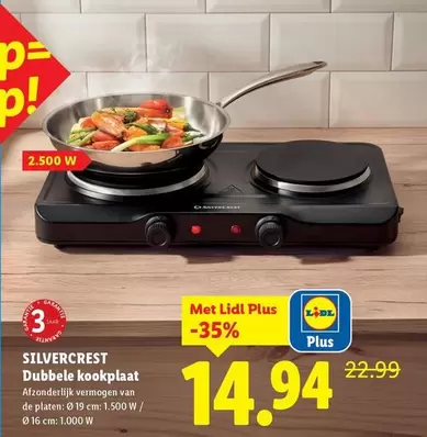 De - Dubbele kookplaat