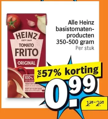 Heinz - basistomaten-producten