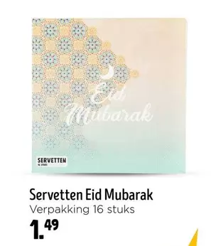 Servetten Eid Mubarak