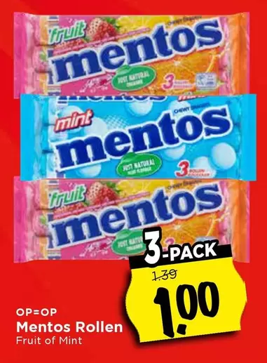 Mentos -  Rollen