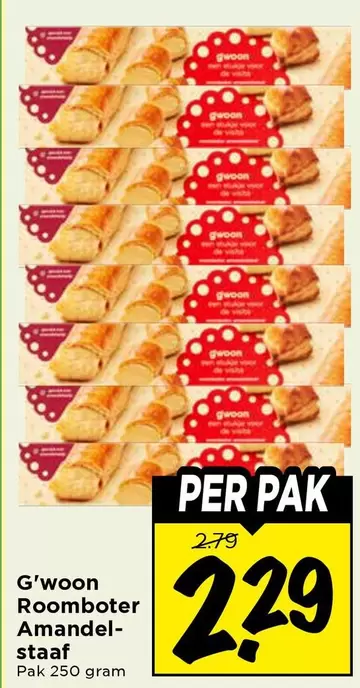 De - Roomboter Amandel-staaf