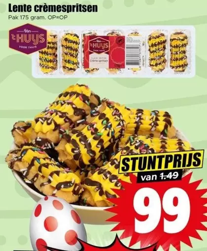 Lente crèmeopsprietsen