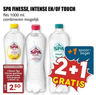 Spa - FINESSE, INTENSE EN/OF TOUCH