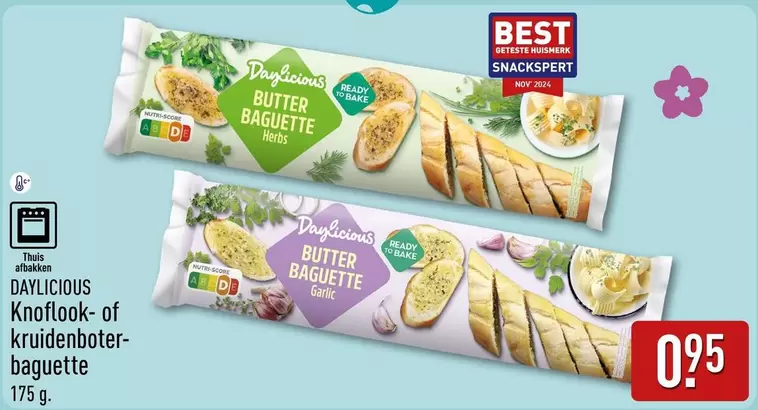 Best - Knoflook- of kruidenboter-baguette