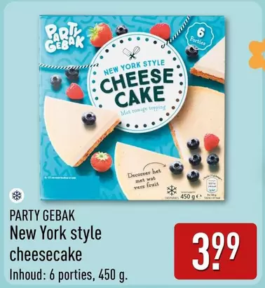 GE - New York style cheesecake