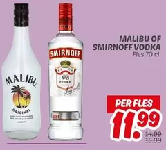 Smirnoff - MALIBU OF SMIRNOFF VODKA