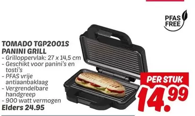 TGP2001S PANINI GRILL