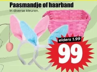 Paasmandje of haarband