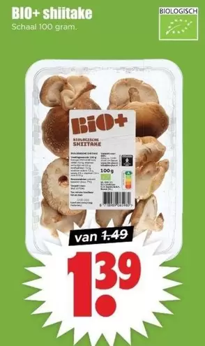 Bio - BIO+ shiitake
