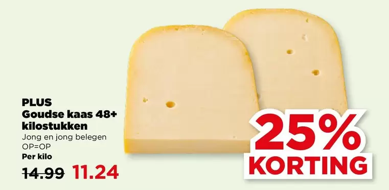 Goudse kaas 48+ kilostukken
