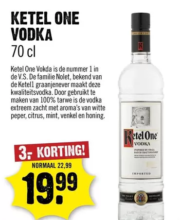 one - VODKA 70 cl