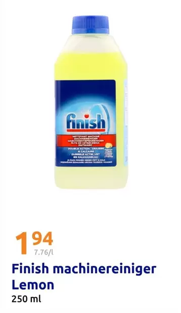 Finish - machinereiniger Lemon