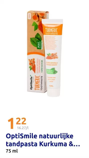 Natural - natuurlijke tandpasta Kurkuma