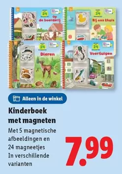 Op - Kinderboek met magneten