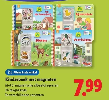 Op - Kinderboek met magneten
