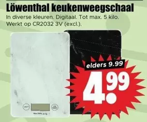 max - Keukenweegschaal