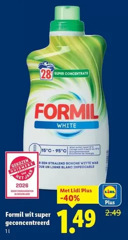 White - Formil wit super geconcentreerd