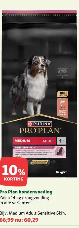 Medium - Pro Plan hondenvoeding Zak 14 kg droogvoeding