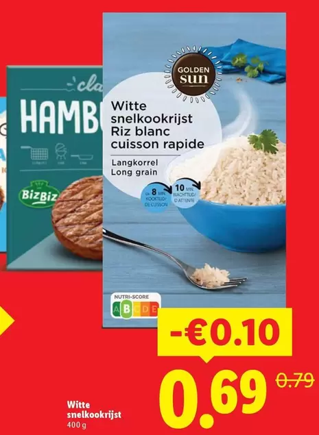 De - Witte snelkookrijst