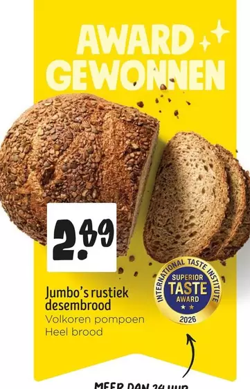 Jumbo - 's rustiek desembrood