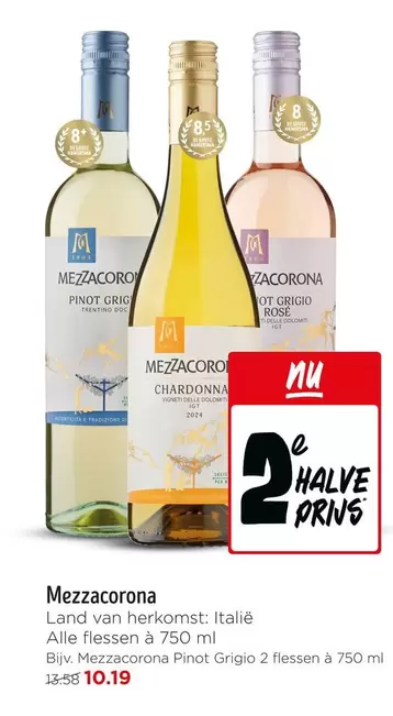 De - Mezzacorona Pinot Grigio 2 flessen