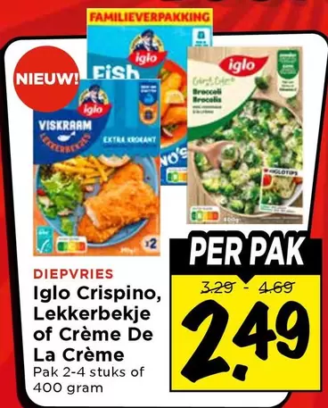 extra - Crispino, Lekkerbekje De Crème