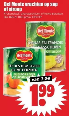 Del Monte - Vruchten Op Sap Of Siroop