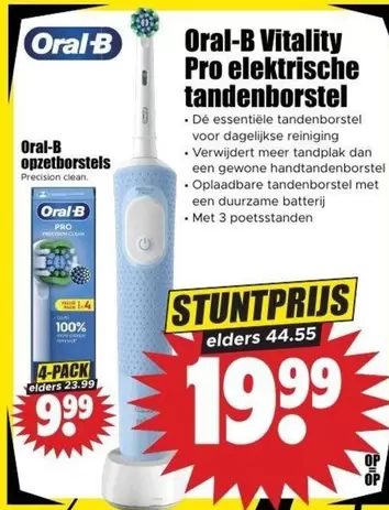 Oral-B - Vitality Pro elektrische tandenborstel
