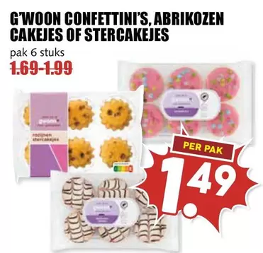 CONFETTINI'S, ABRIKOZEN CAKEJES OF STERCAKEJES