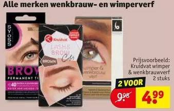 wenkbrauw- en wimperverf