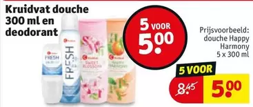 Happy - Kruidvat douche en deodorant