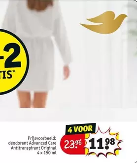 Dove - deodorant Advanced Care Antitranspirant Original